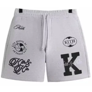 Kith Fleece Curtis Grey Short