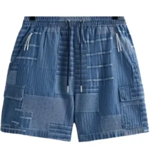 Kith Japanese Indigo Jacquard Wolcott Short