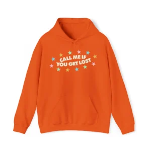 Orange Call Me If You Get Lost Hoodie